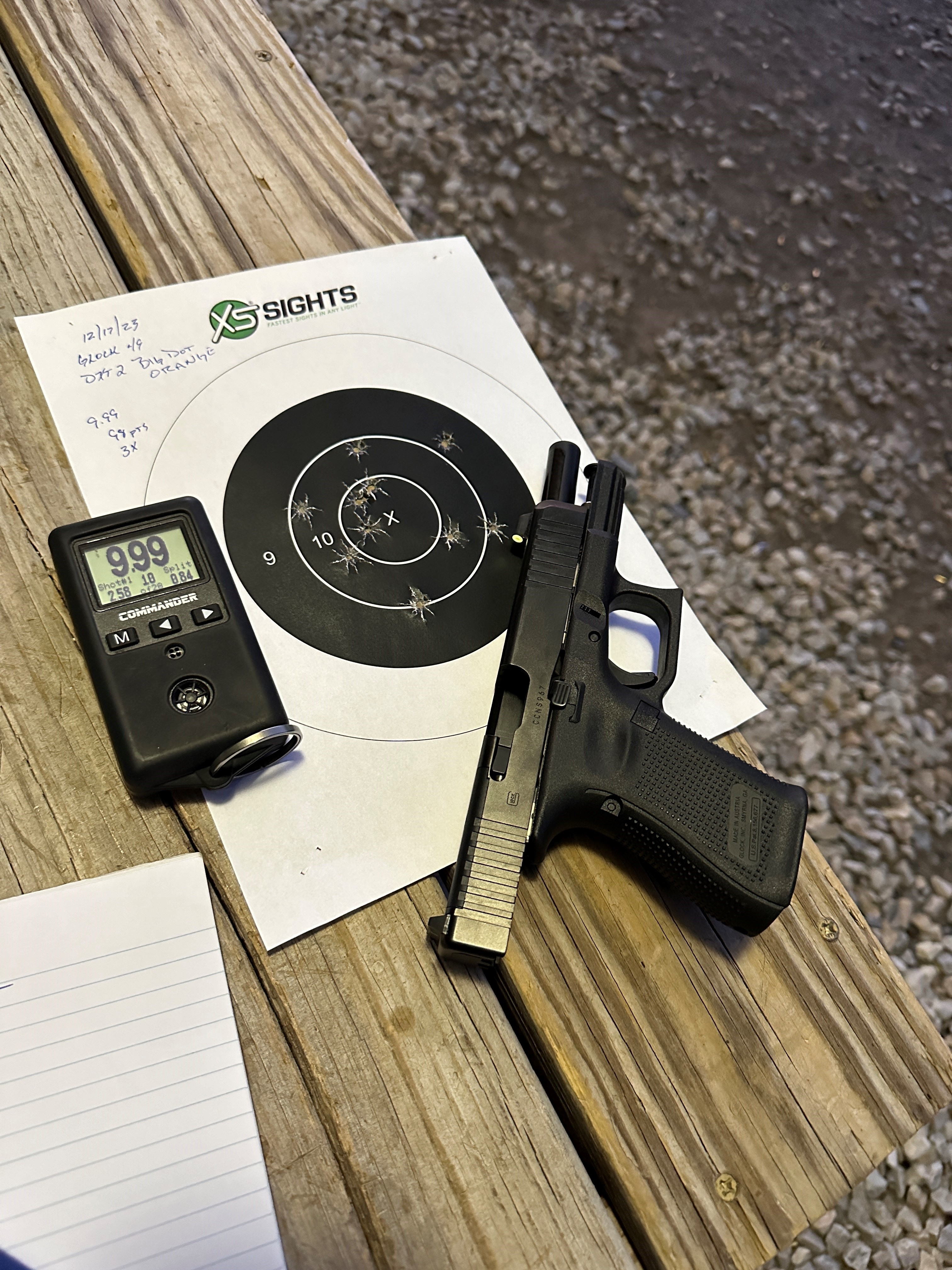 vickers test with Glock 49 vickers test with Glock 49